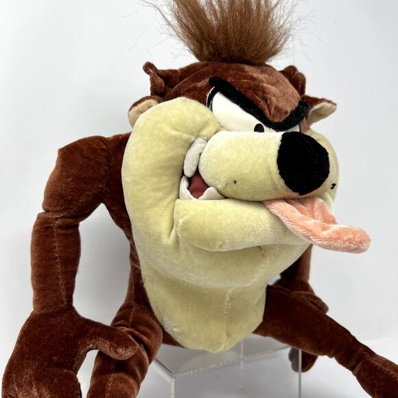 Six Flags Taz Tasmanian Devil Looney Tunes Plush Stuffed Animal Toy Kids Child - Picture 5 of 10